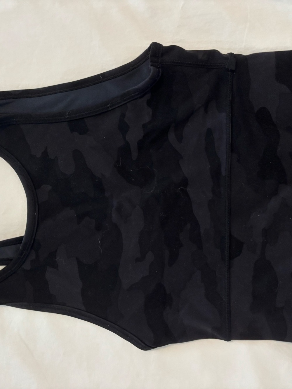 Lululemon Align High-Neck Tank Top Black Camo